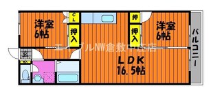 ヒルトンハイツの物件間取画像